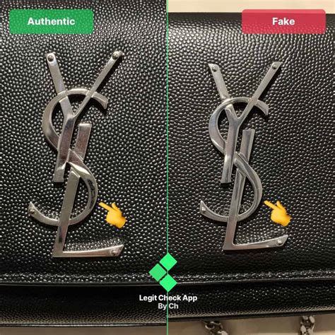 ysl fake phyton rock|YSL real vs false.